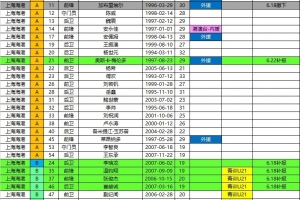 2026年中超夏转期海港队报名名单：取消加布里埃尔注册，新增梅伦多
