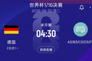 德国淘汰赛可能对手：F组日荷瑞第3名球队 韩国、波黑、苏格兰D3