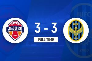 K联赛：激战进球！济州SK3-3平仁川联！