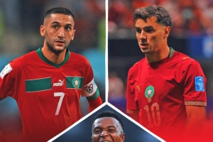 摩洛哥复仇未果，连续两届世界杯遭法国2-0淘汰