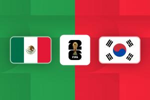 世界杯:墨西哥对阵韩国首发阵容:希门尼斯与孙兴慜对决,李刚仁和金玟哉登场