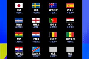 三队争夺两席位！世界杯32强名单公布：民主刚果晋级，韩国淘汰伊朗形势未定