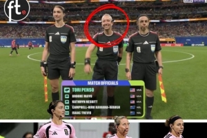 表现如何？托里·彭索成为世界杯历史上第二位女性主裁，同时也是首次出现全女裁判组