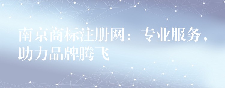 南京商标注册网：专业服务，助力品牌腾飞
