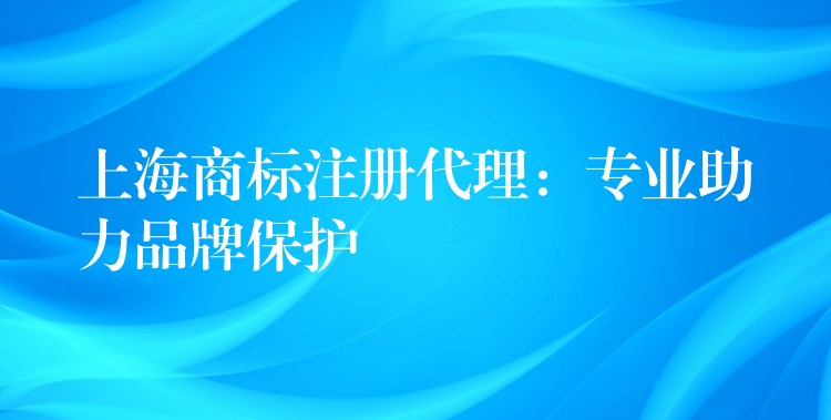 上海商标注册代理：专业助力品牌保护