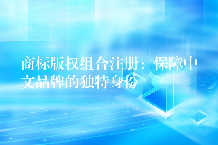 商标版权组合注册：保障中文品牌的独特身份