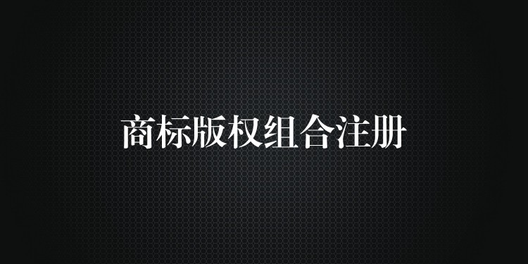 商标版权组合注册