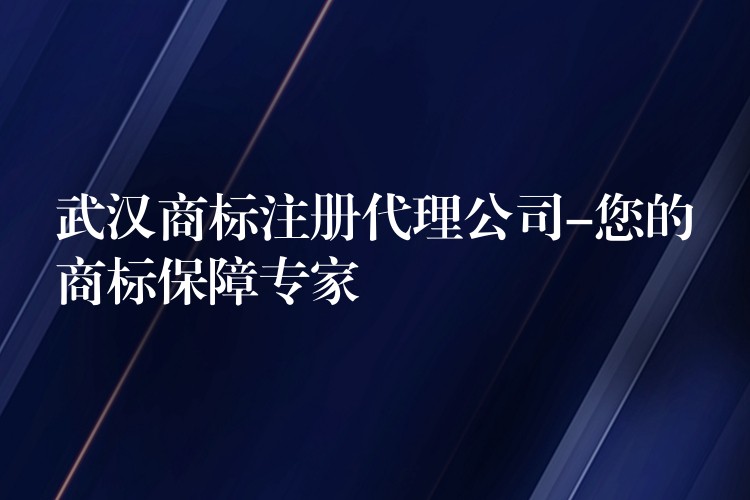 武汉商标注册代理公司-您的商标保障专家
