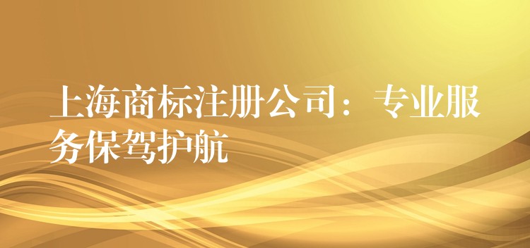 上海商标注册公司：专业服务保驾护航